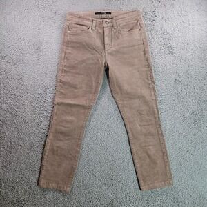 Joe's‎ Jeans Corduroy Pants Women Sz 27 x 24 Light Chocolate Brown